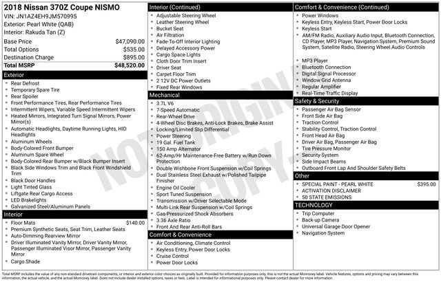 Used 2018 Nissan 370Z NISMO image 5