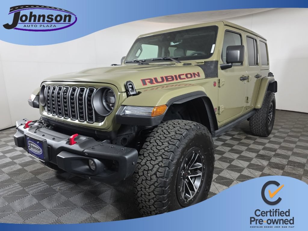 Certified 2025 Jeep Wrangler Unlimited Rubicon AWD/4WD image 1