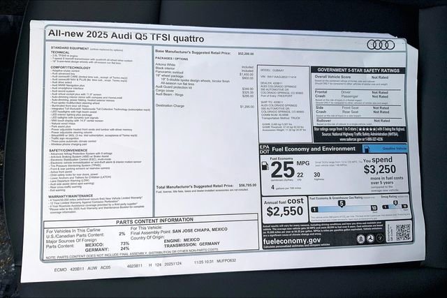 New 2025 Audi Q5 Premium image 13