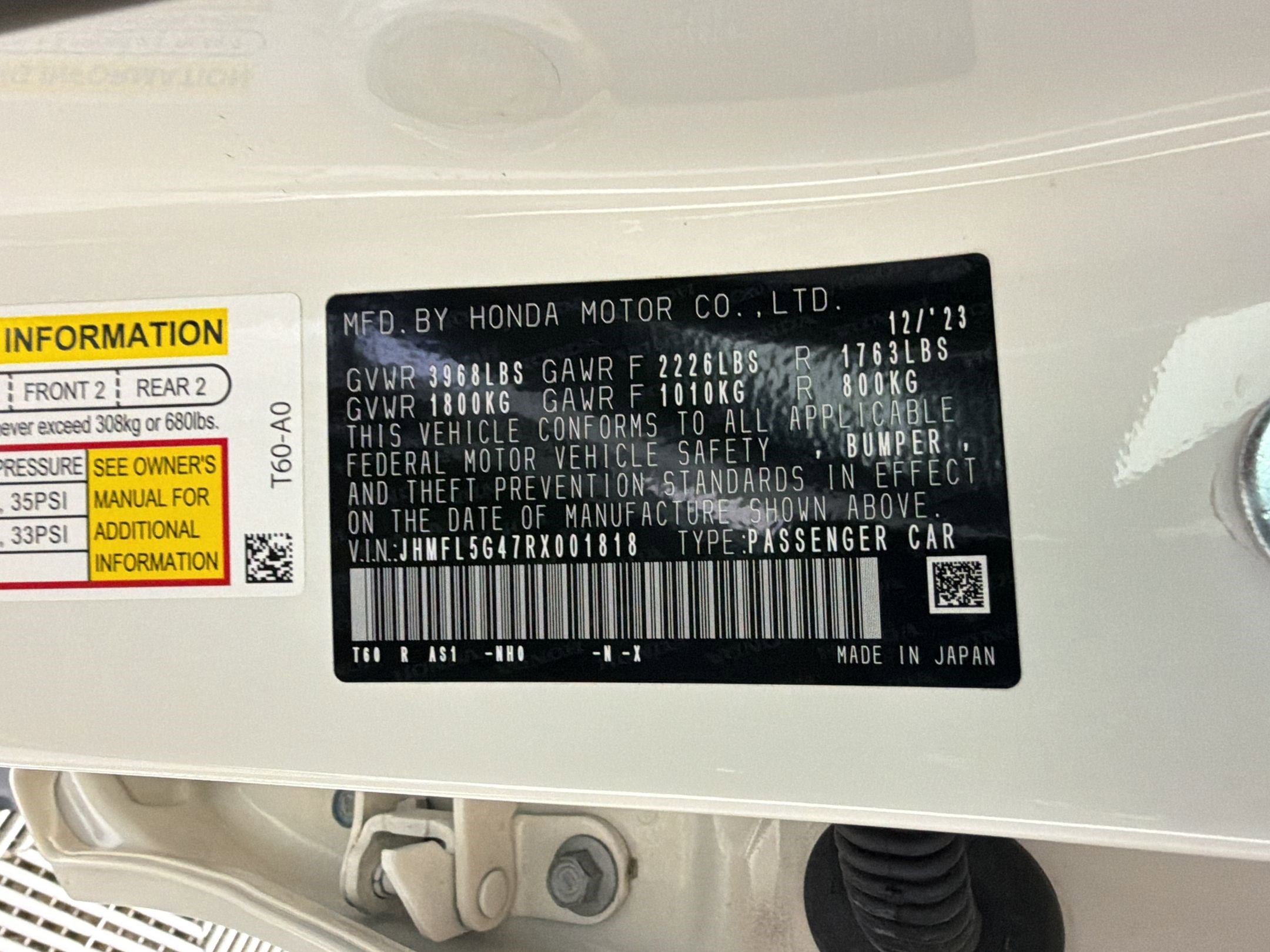 Certified 2024 Honda Civic Type R image 18