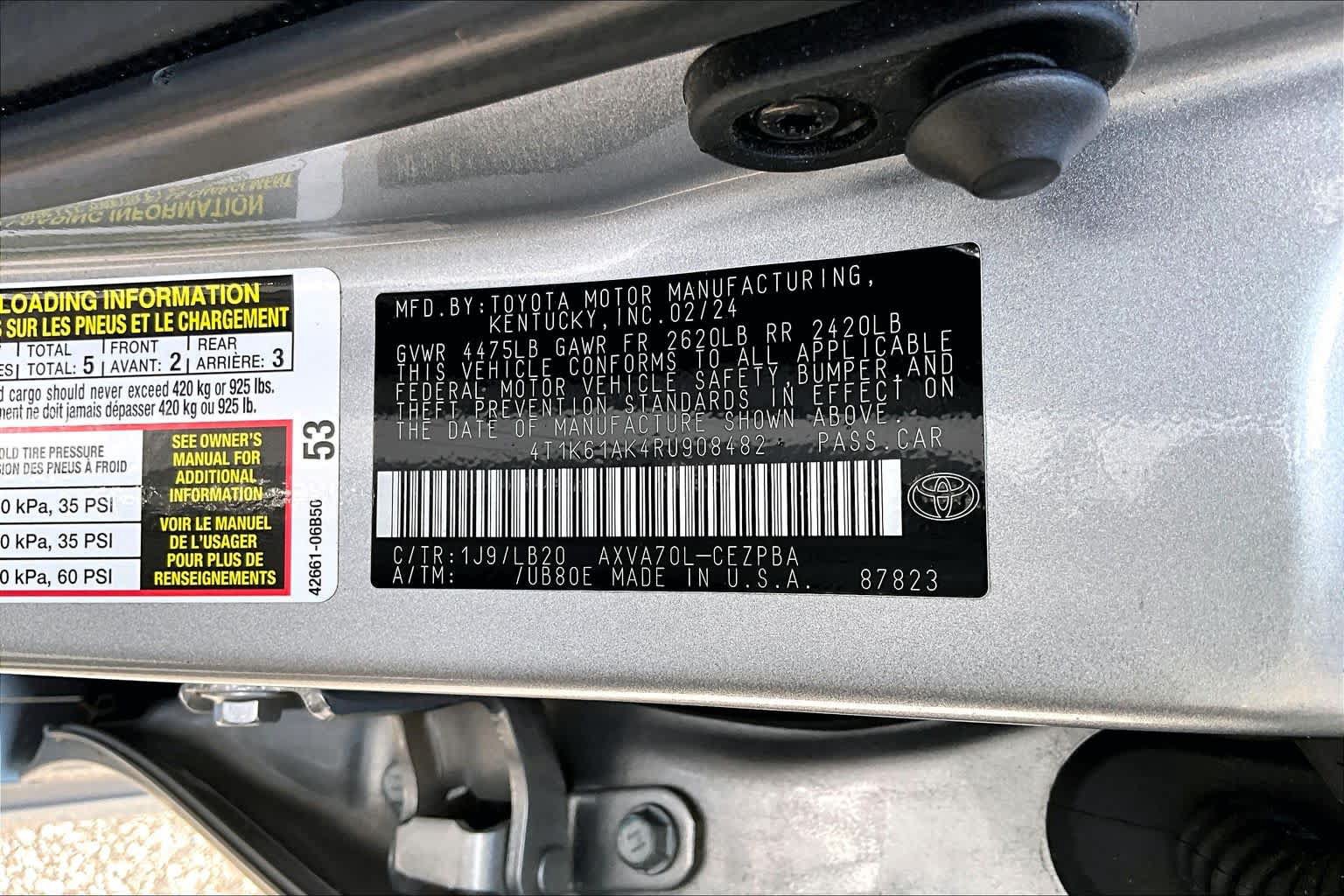 Used 2024 Toyota Camry XSE FWD image 34