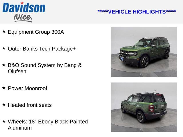 Certified 2025 Ford Bronco Sport Outer Banks w/ Outer Banks Tech Package+ image 4