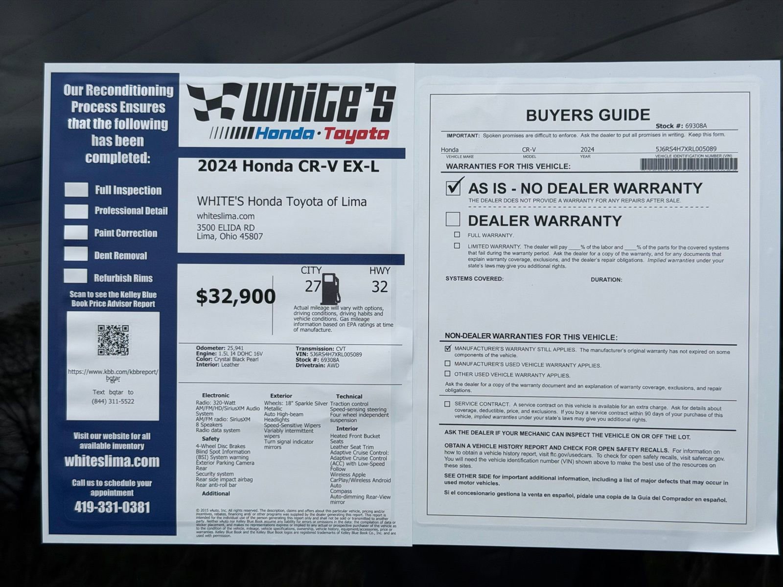 Used 2024 Honda CR-V EX-L image 37