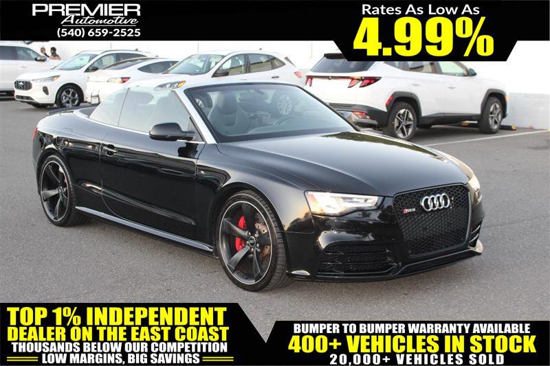 Used 2015 Audi RS 5 Cabriolet w/ Black Optic Plus Package