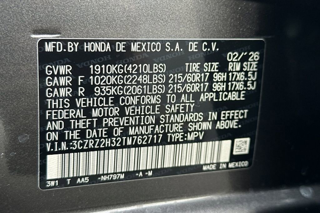 New 2026 Honda HR-V LX image 33