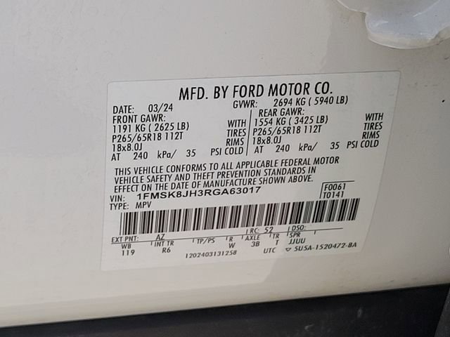 Certified 2024 Ford Explorer Timberline w/ Timberline Technology Package AWD/4WD image 20