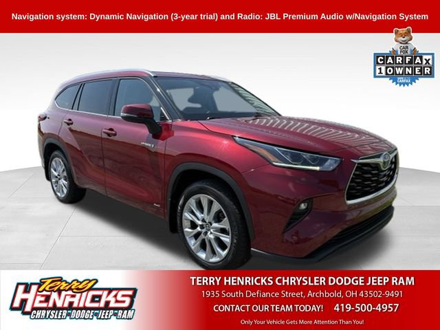 Used 2021 Toyota Highlander Limited AWD/4WD image 1