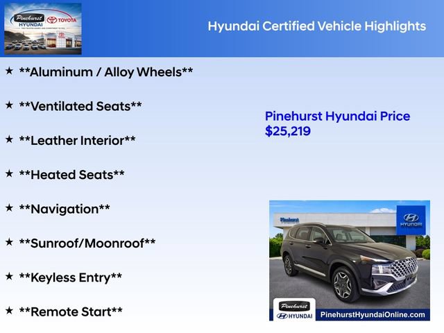 Certified 2023 Hyundai Santa Fe Limited AWD/4WD image 36