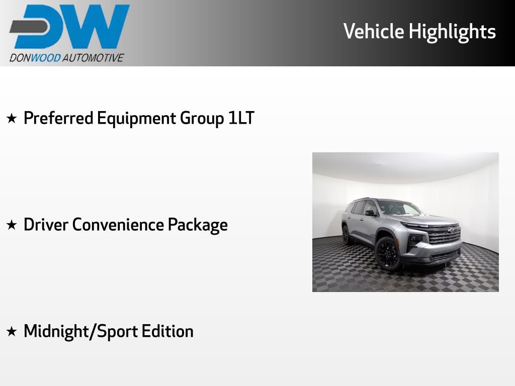 New 2026 Chevrolet Traverse LT w/ Midnight/Sport Edition image 3