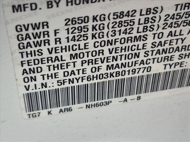 Used 2019 Honda Pilot Elite image 15