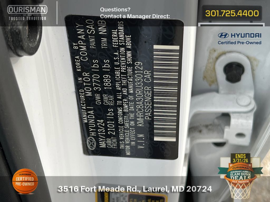 Certified 2024 Hyundai Venue Limited image 28