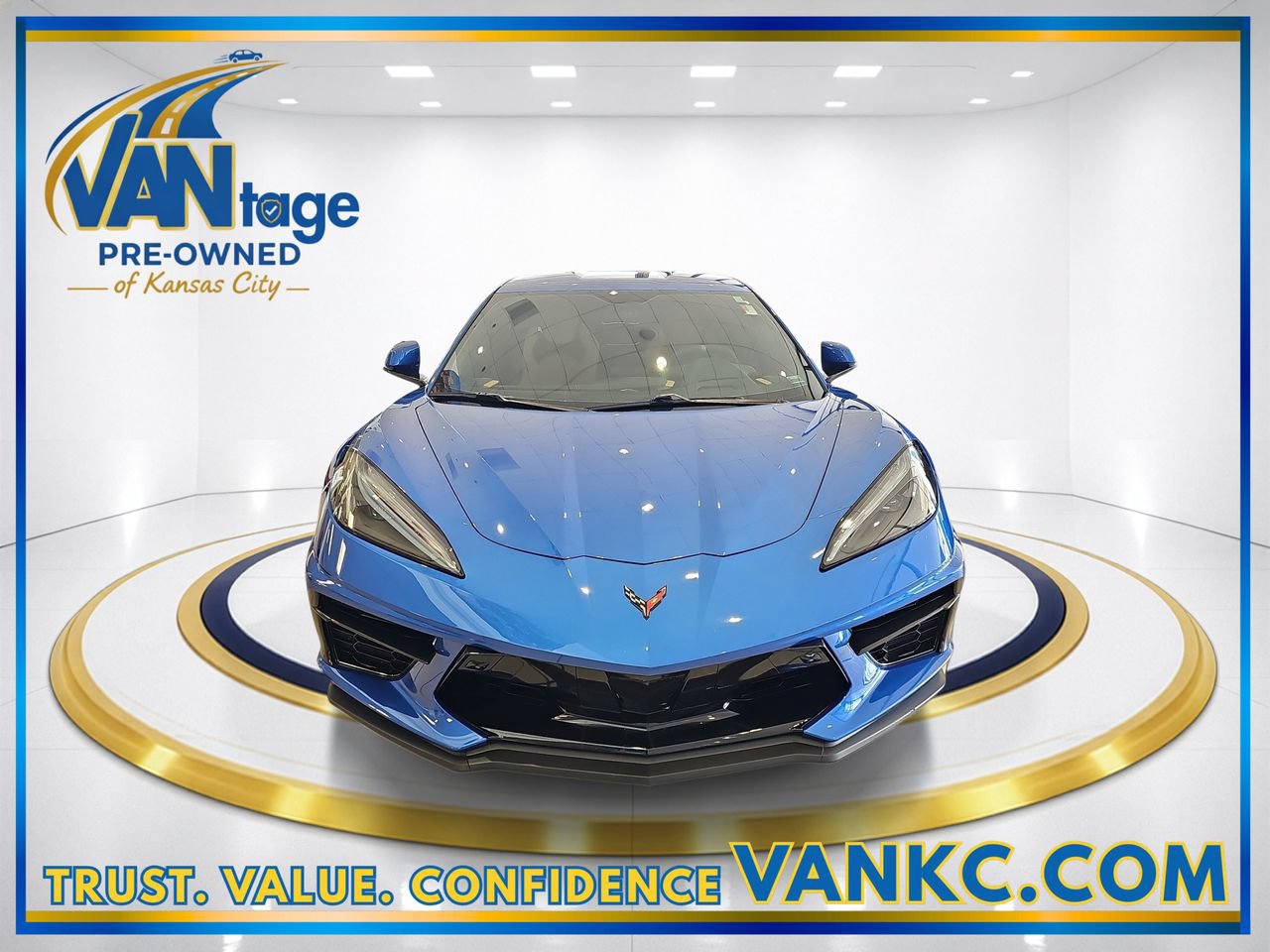 Certified 2021 Chevrolet Corvette Stingray Preferred Cpe w/ Z51 Performance Package RWD image 2