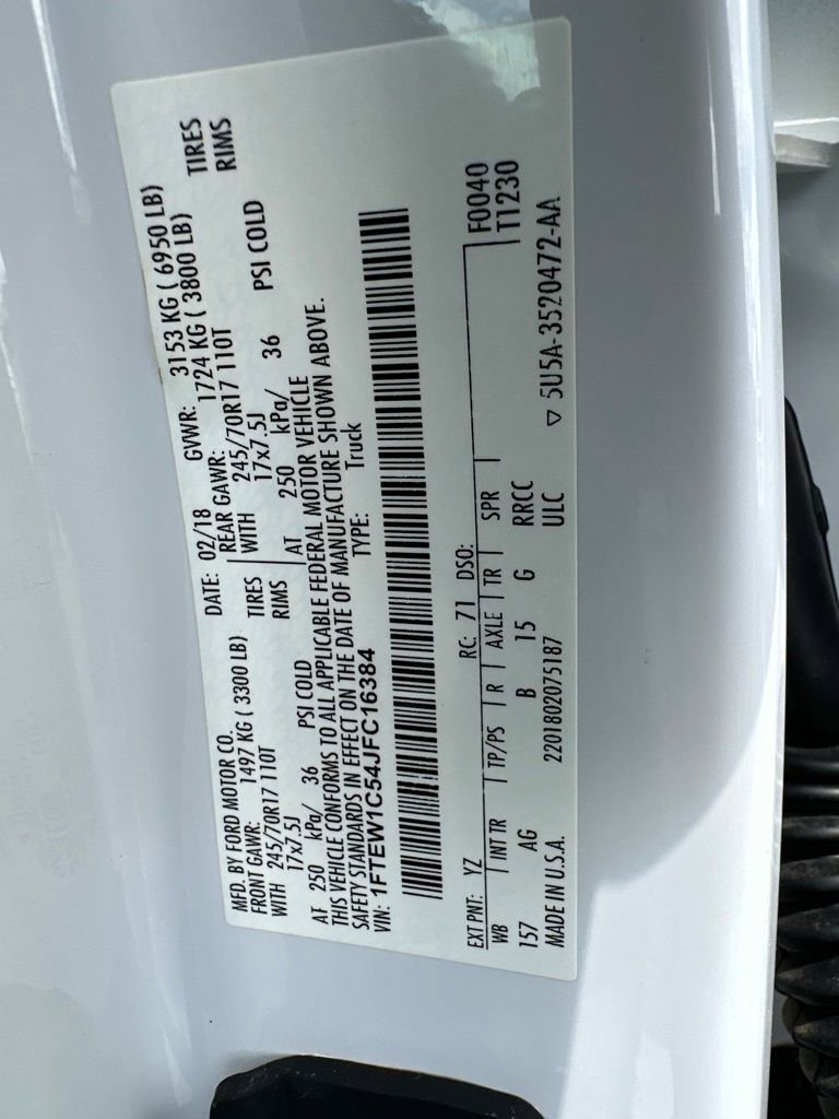Used 2018 Ford F150 XL w/ Equipment Group 101A Mid RWD image 28
