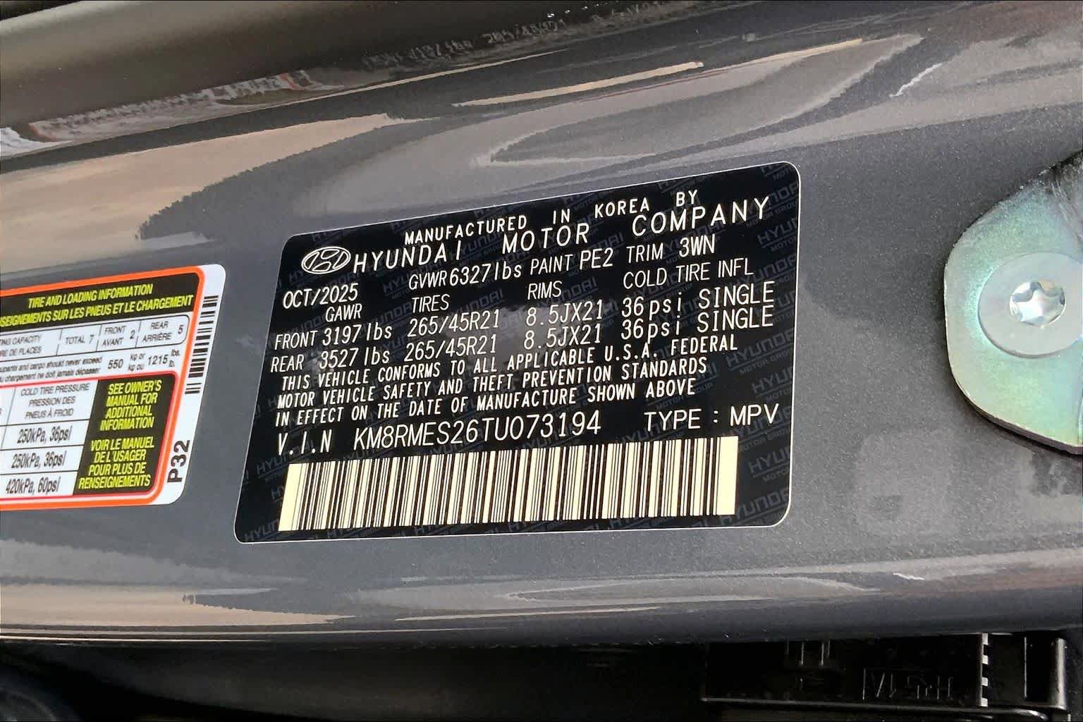 New 2026 Hyundai Palisade Calligraphy AWD/4WD image 19