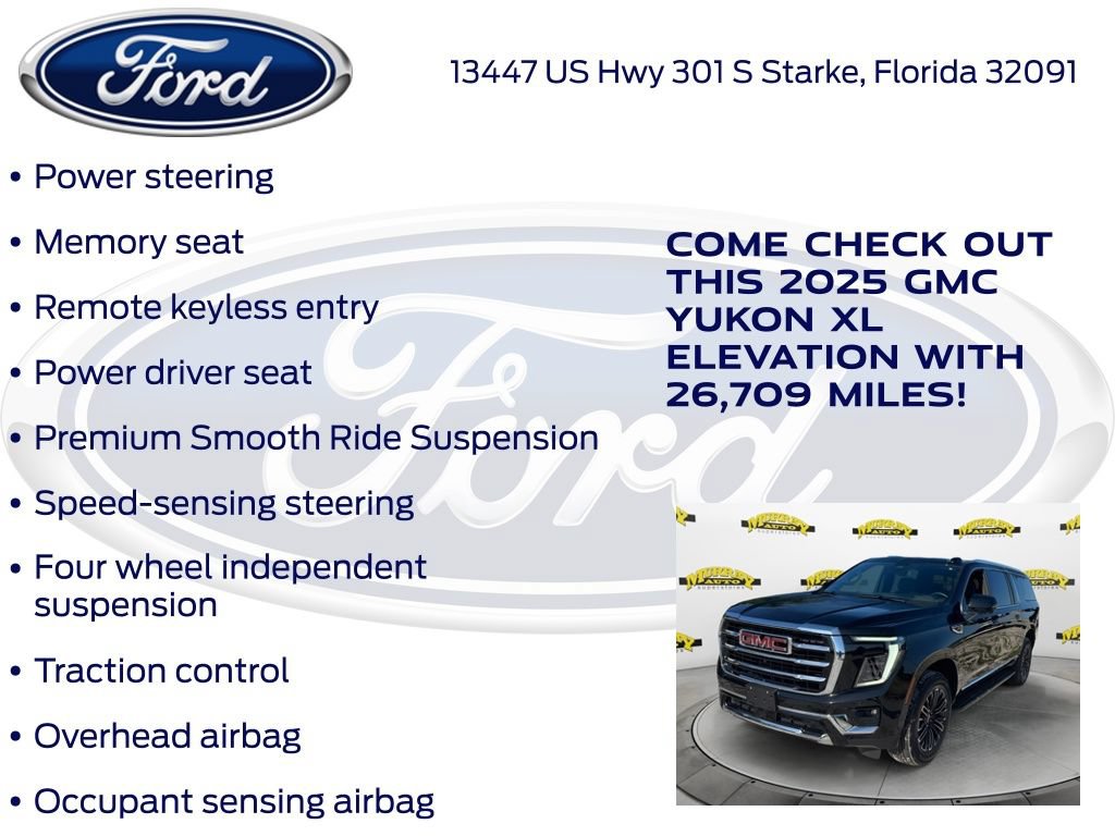 Used 2025 GMC Yukon XL Elevation AWD/4WD image 25