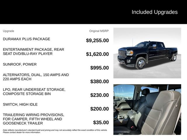 Used 2017 GMC Sierra 3500 Denali w/ Duramax Plus Package image 5