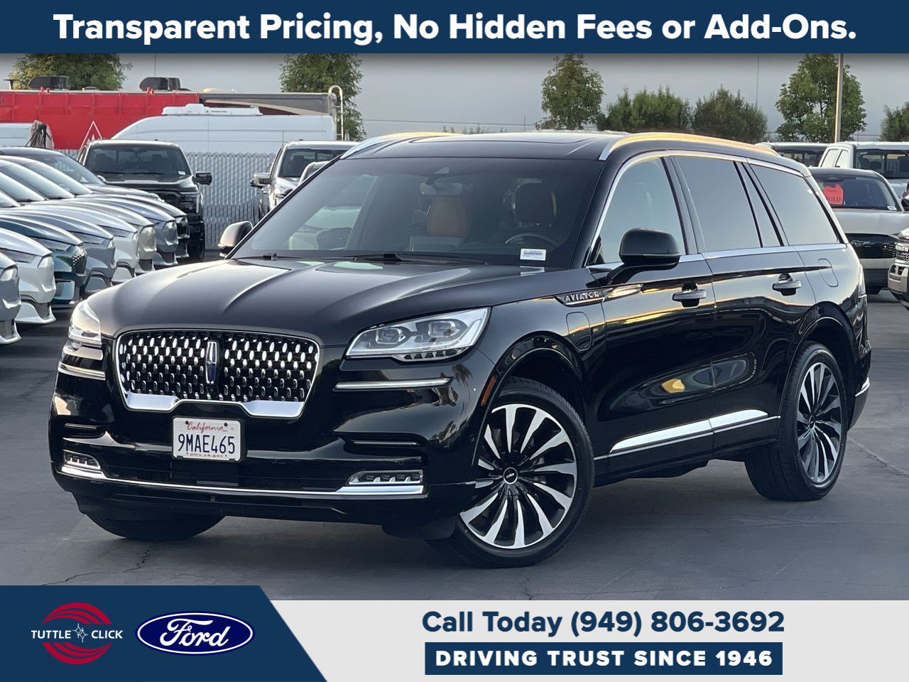 Used 2023 Lincoln Aviator Black Label Grand Touring w/ Class IV Trailer Tow Package