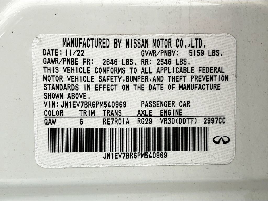 Used 2023 INFINITI Q50 Luxe w/ Cargo Package AWD/4WD image 32