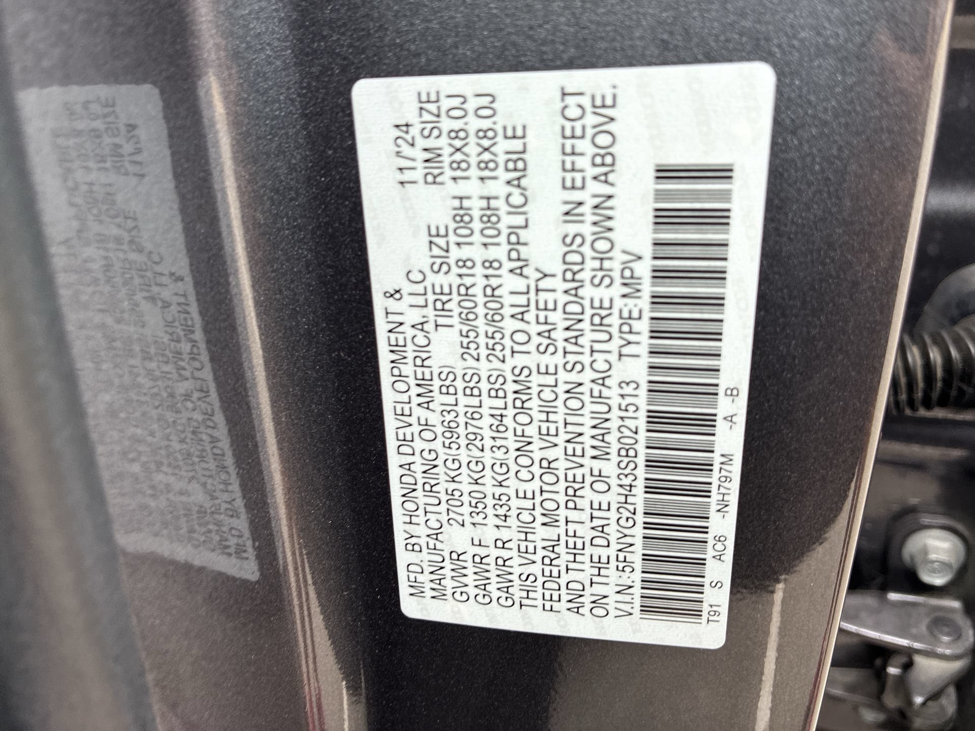 Certified 2025 Honda Pilot EX-L image 37
