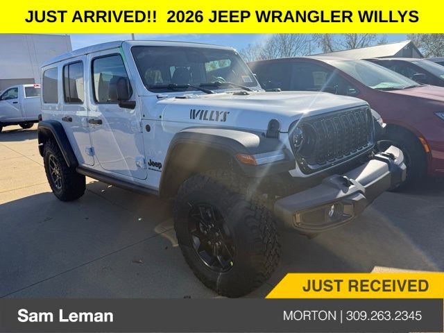 New 2026 Jeep Wrangler Willys