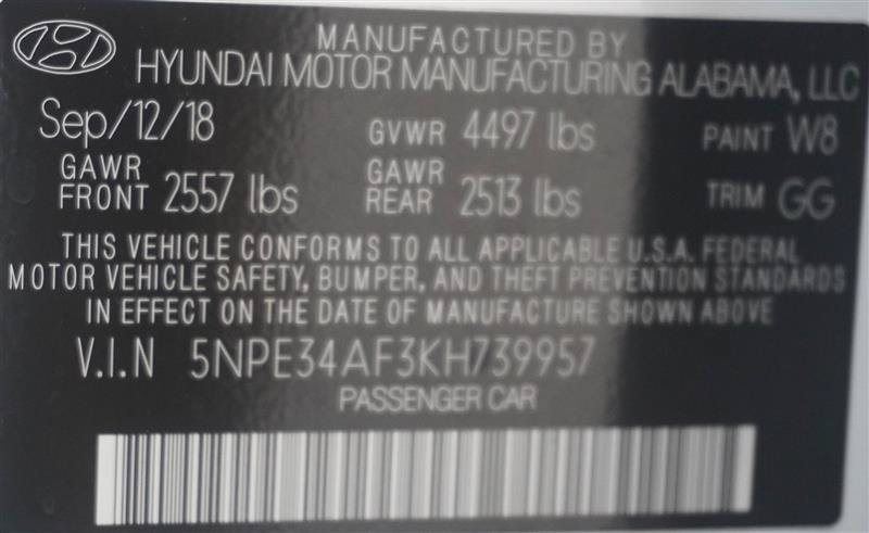 Used 2019 Hyundai Sonata SEL FWD image 43