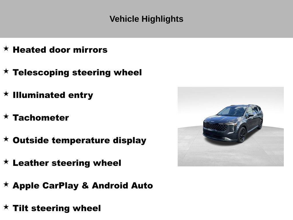 Certified 2025 Kia Carnival SX FWD image 18