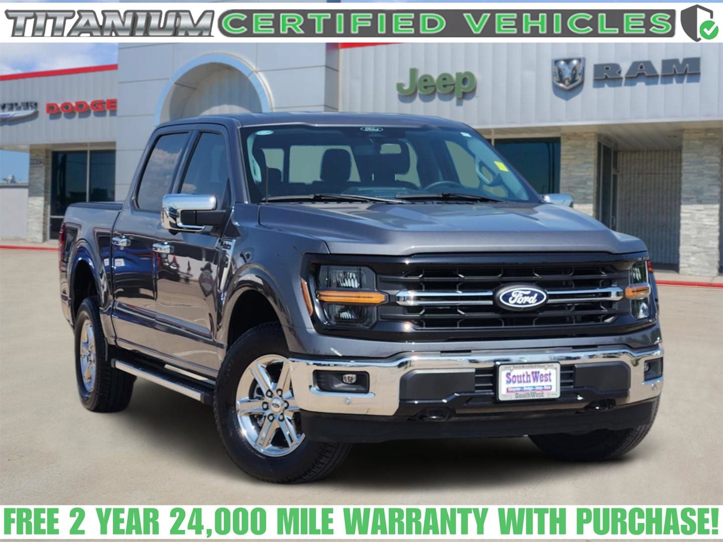 Used 2024 Ford F150 XLT w/ Equipment Group 302A MID AWD/4WD 360° Tour