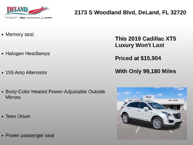 Used 2019 Cadillac XT5 Luxury FWD image 15