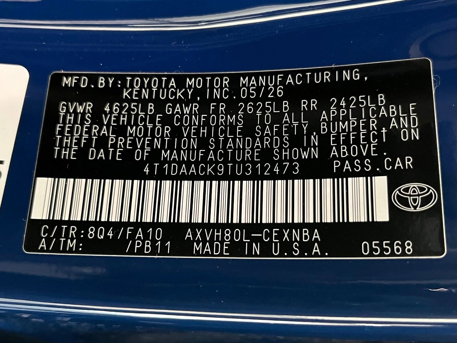 New 2026 Toyota Camry LE w/ Convenience Package FWD image 18