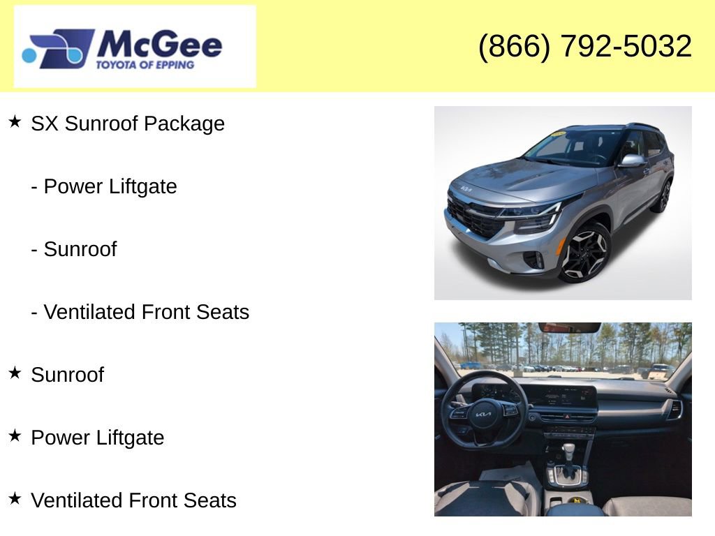 Used 2024 Kia Seltos SX w/ SX Sunroof Package AWD/4WD image 12