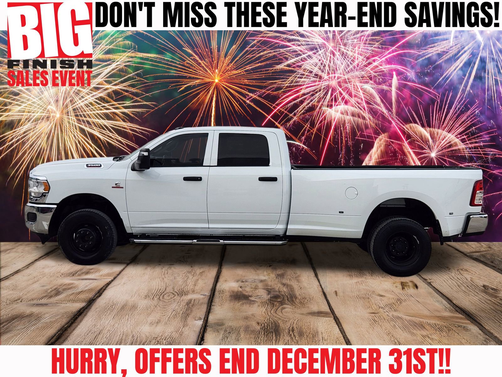 Used 2024 RAM 3500 Tradesman w/ Chrome Appearance Group image 3