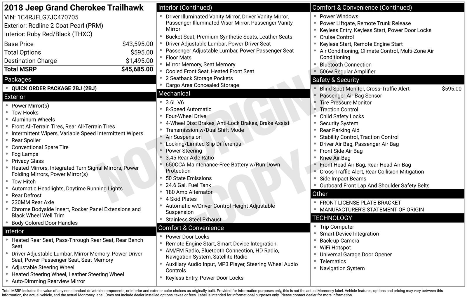 Used 2018 Jeep Grand Cherokee Trailhawk image 4