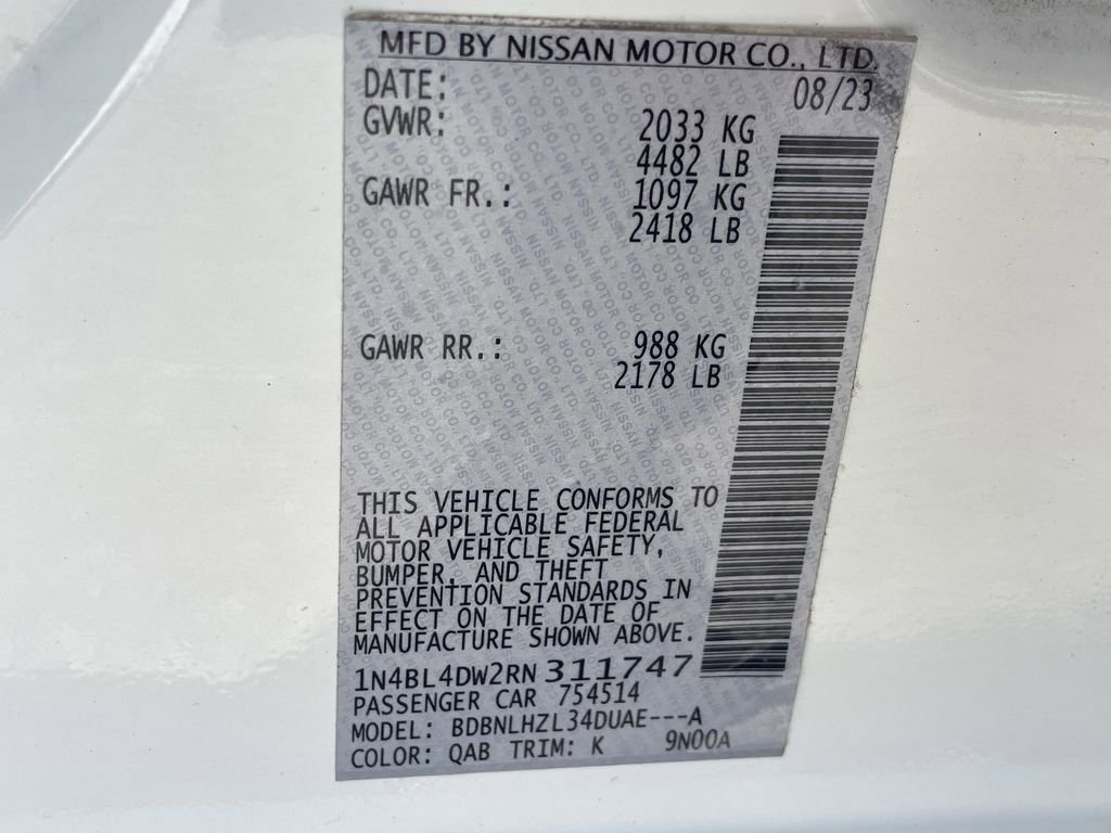 Used 2024 Nissan Altima 2.5 SV w/ SV Premium Package image 37