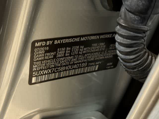 Used 2017 BMW X3 xDrive35i AWD/4WD image 14