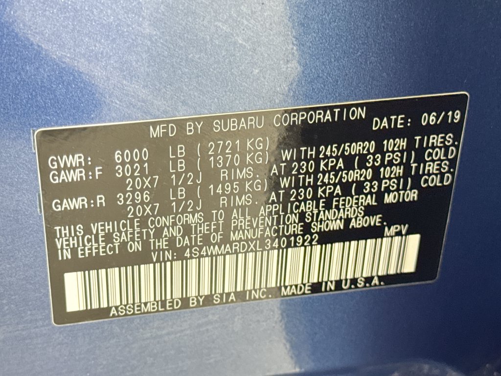 Used 2020 Subaru Ascent Touring w/ Popular Package #3 AWD/4WD image 34