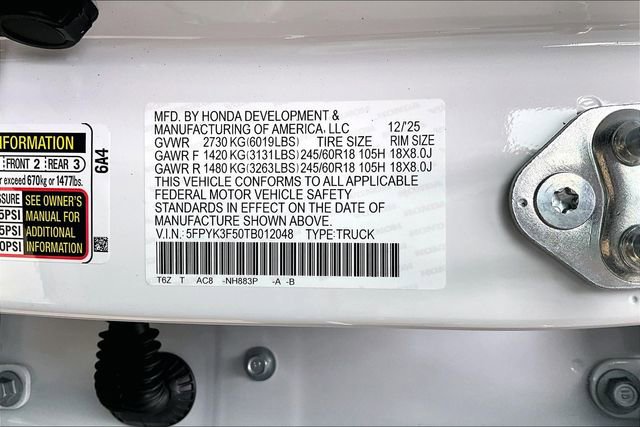 New 2026 Honda Ridgeline RTL image 11