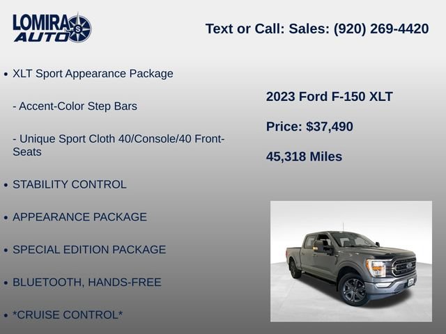 Used 2023 Ford F150 XLT w/ Equipment Group 302A High AWD/4WD image 33