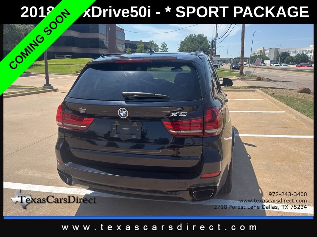 Used 2018 BMW X5 xDrive50i w/ M Sport Package AWD/4WD image 5