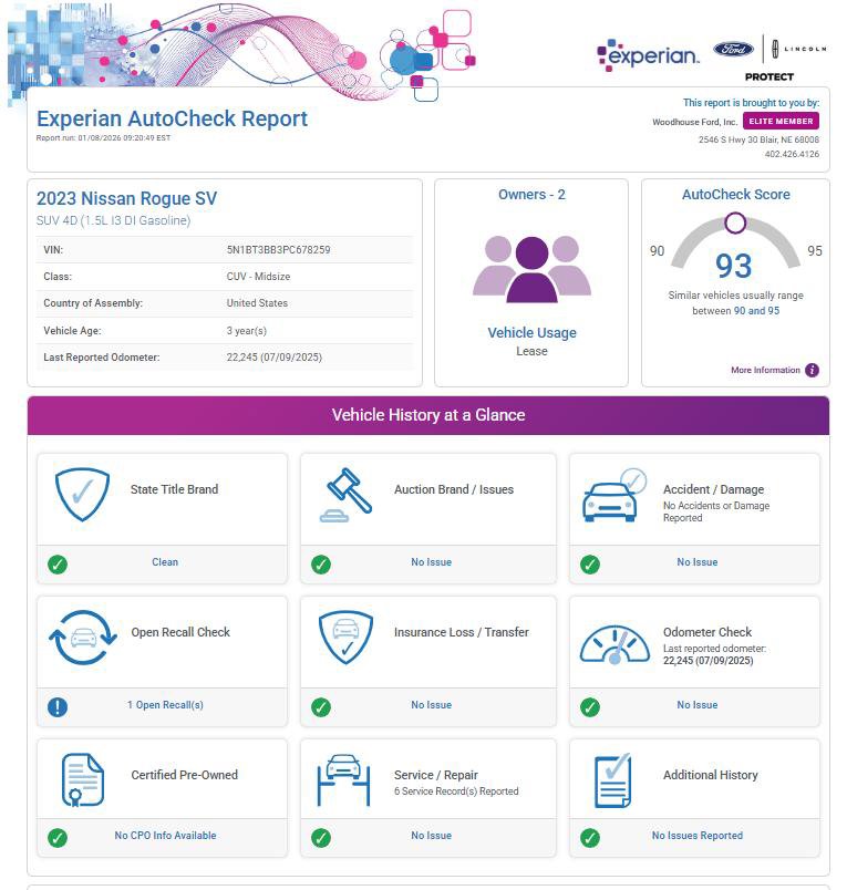 Used 2023 Nissan Rogue SV image 21