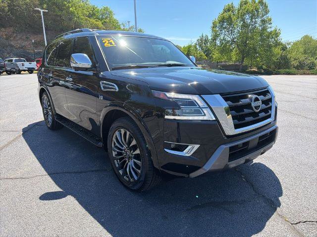 Certified 2021 Nissan Armada Platinum w/ Captain's Chairs Package AWD/4WD image 6