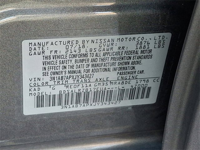 Used 2018 Nissan Sentra SR w/ SR Midnight Edition Package image 26