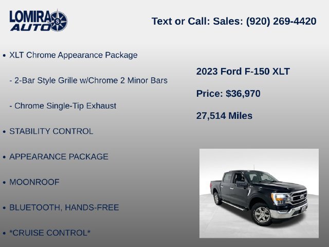Used 2023 Ford F150 XLT w/ Equipment Group 302A High AWD/4WD image 27