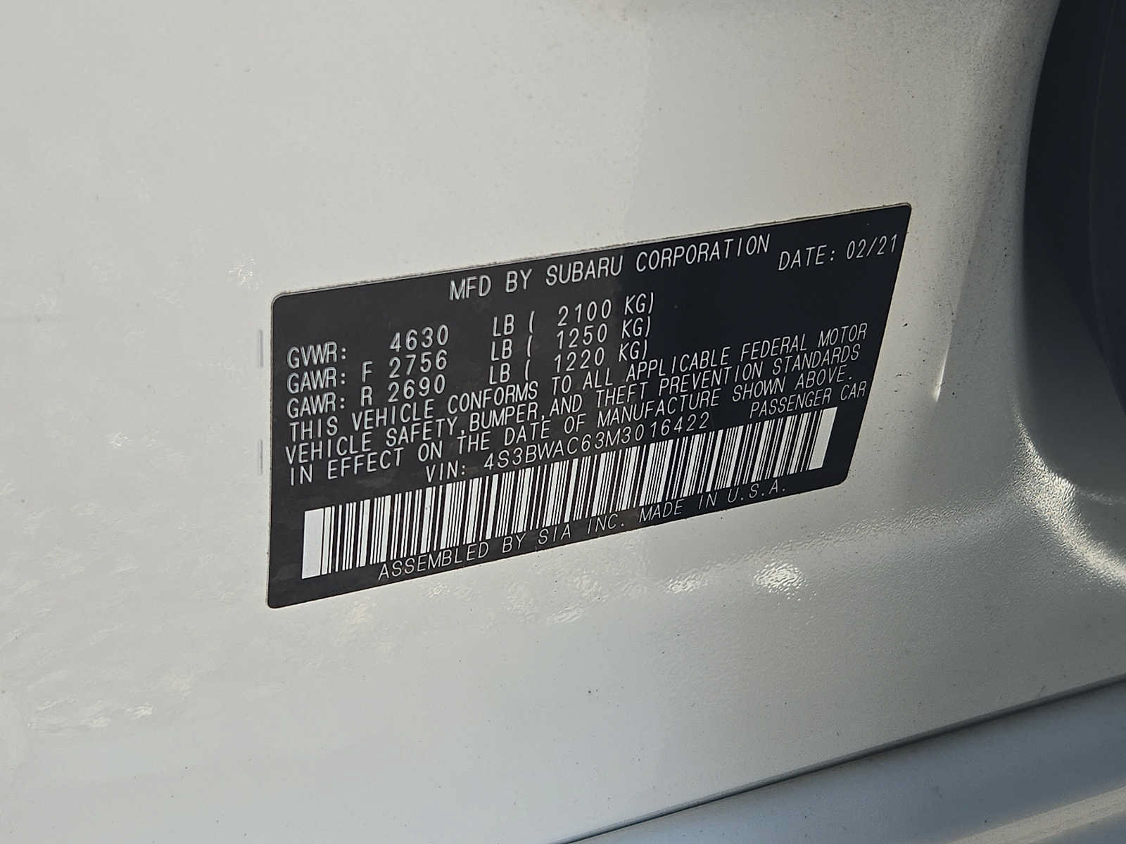 Used 2021 Subaru Legacy Premium AWD/4WD image 28