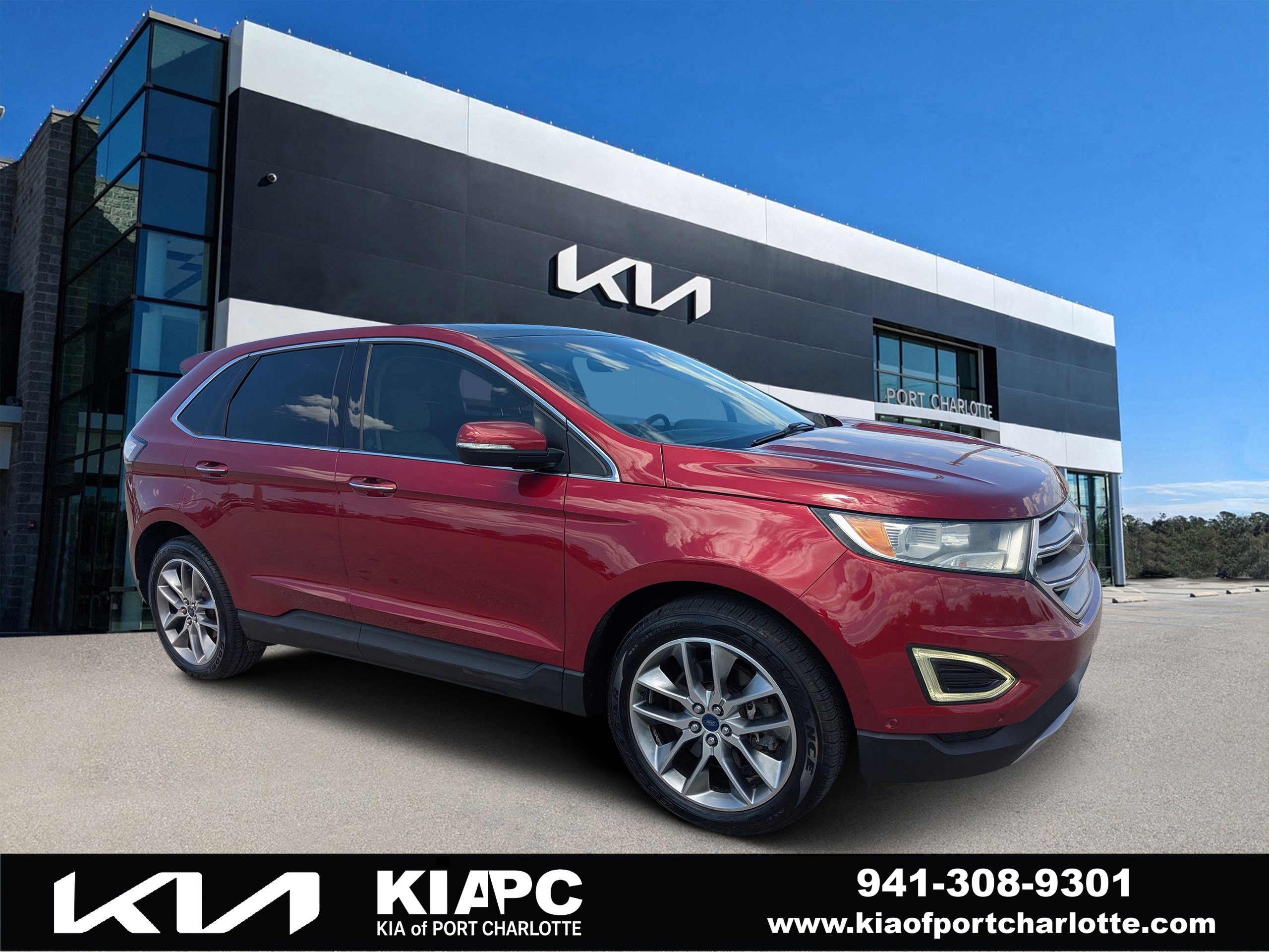 Used 2015 Ford Edge Titanium w/ Equipment Group 302A FWD image 1