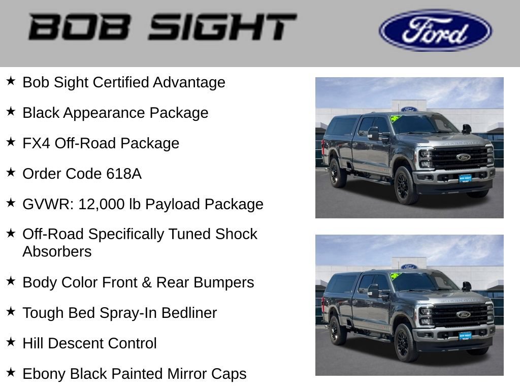 Used 2024 Ford F350 Lariat w/ Black Appearance Package AWD/4WD image 3