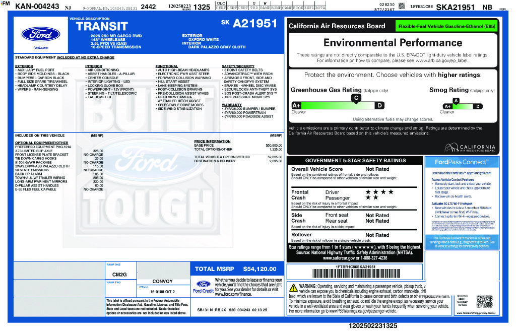 Used 2025 Ford Transit 250 148 Medium Roof RWD image 20