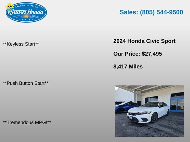 Used 2024 Honda Civic Sport image 7