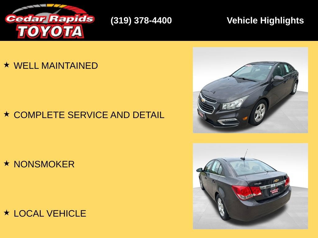 Used 2016 Chevrolet Cruze LT FWD image 7