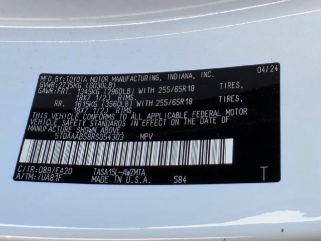 Used 2024 Toyota Grand Highlander AWD image 32