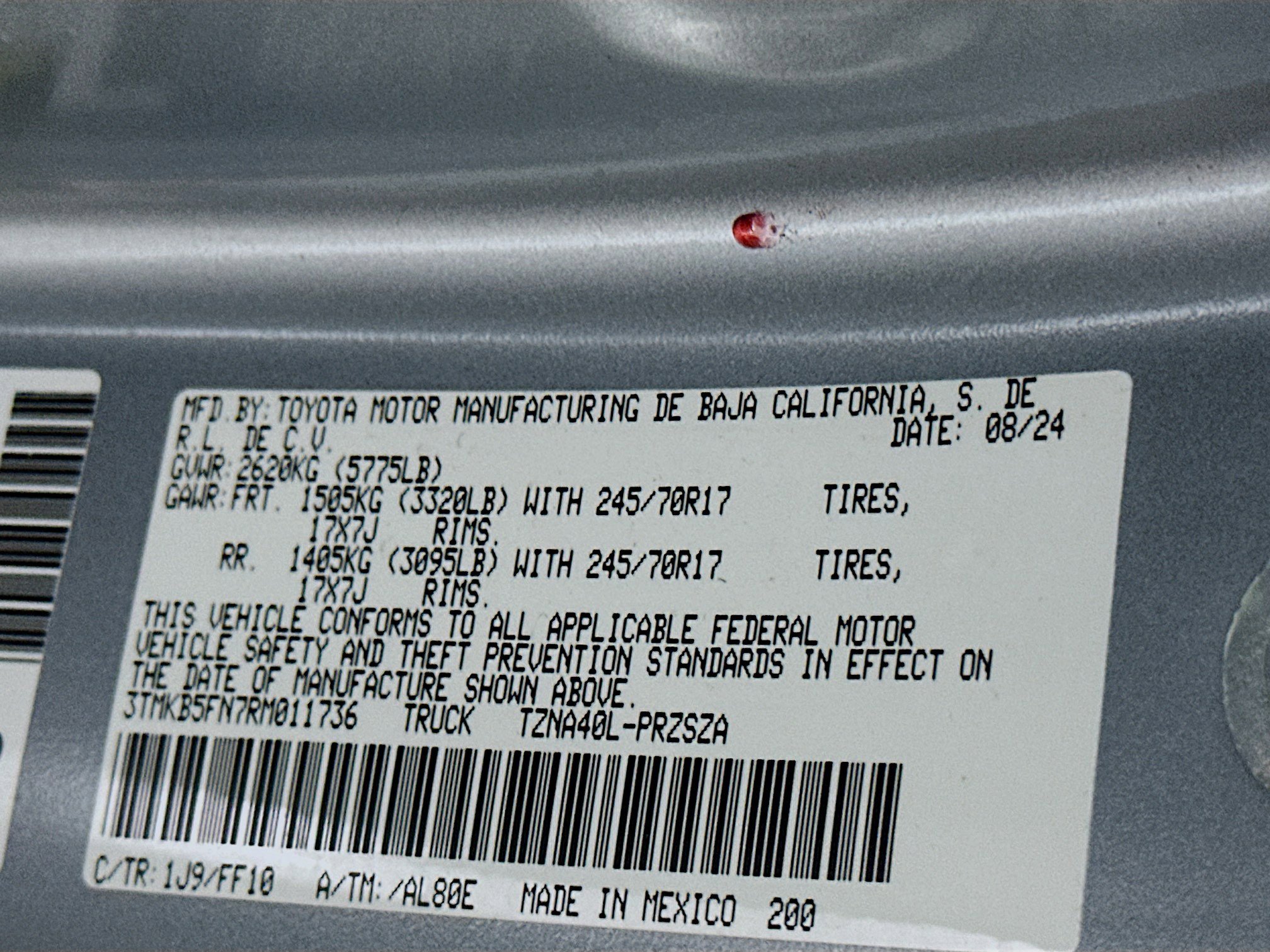 Used 2024 Toyota Tacoma SR5 RWD image 12